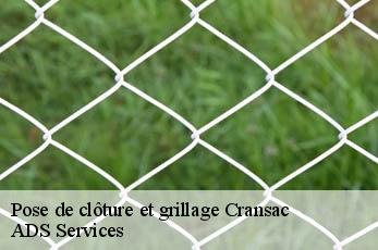 Pose de clôture et grillage  cransac-12110 ADS Services